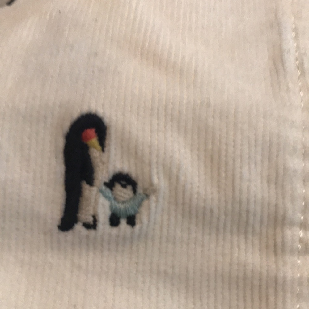 Talbott penguin corduroy slim ankle pants - Picture 6 of 7